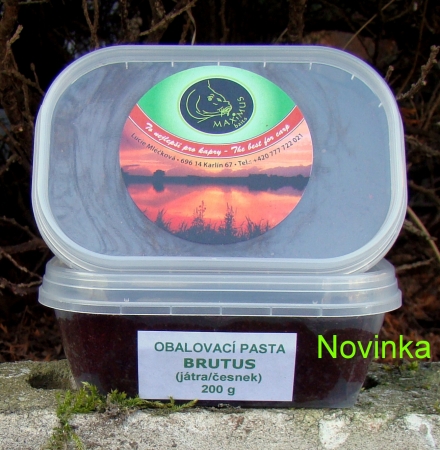 Obalovací pasta Brutus 200g (játra/česnek)