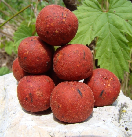 Hotové boilie Tibera (višeň/koření) 2,5 kg