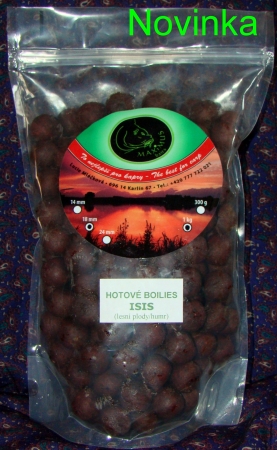 Hot. boilie Isis 1 kg (lesní plody/humr)